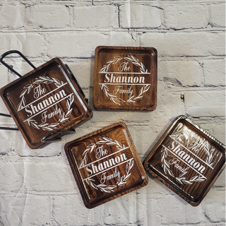 Personalized Wooden Coasters Image