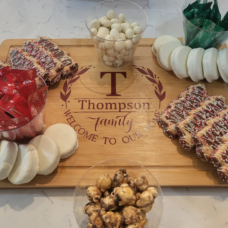 Holiday Custom Charcuterie Boards Large Image
