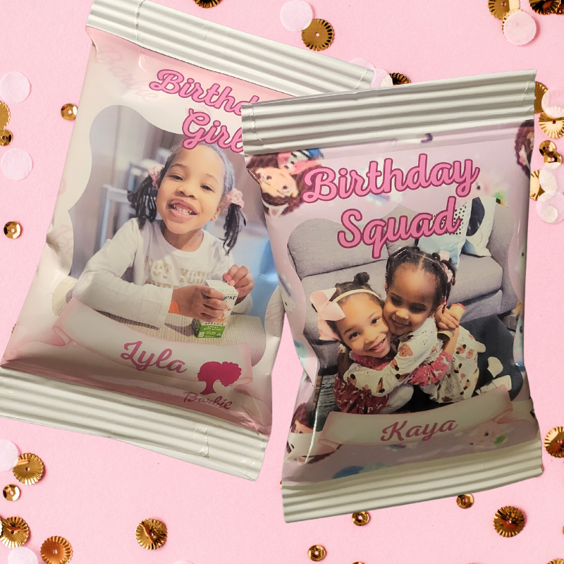 Personalized Celebration Chip Bags  Large Image