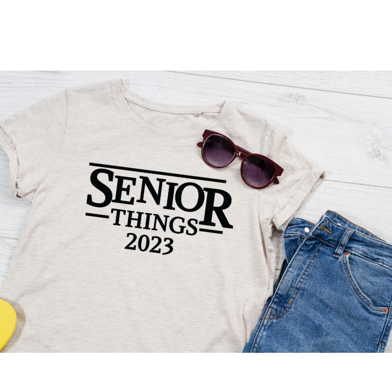 Senior Class of 2023 T-shirt - Stranger Things Large Image