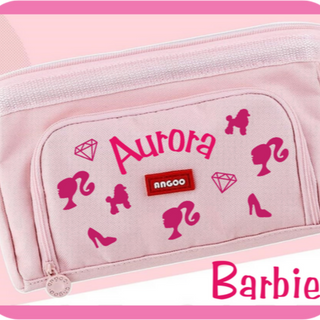  Large Capacity Pencil Pouch - Pink Barbie