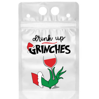 Grinch Drink Reusable Pouches 12ct