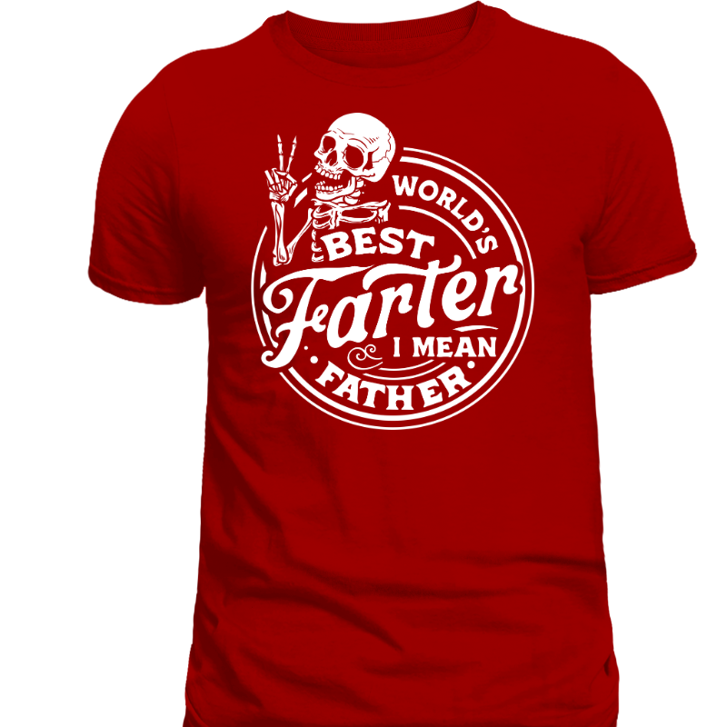 Worlds Best Farter T-Shirt Large Image