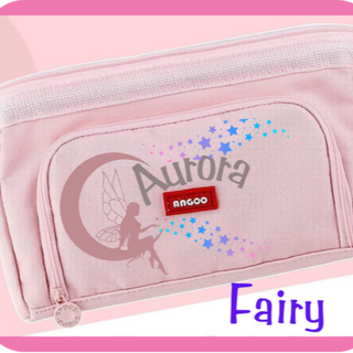  Large Capacity Pencil Pouch - Pink Fairy Image