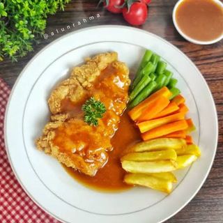 Steak ayam krispi