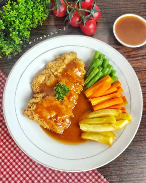 Steak ayam krispi
