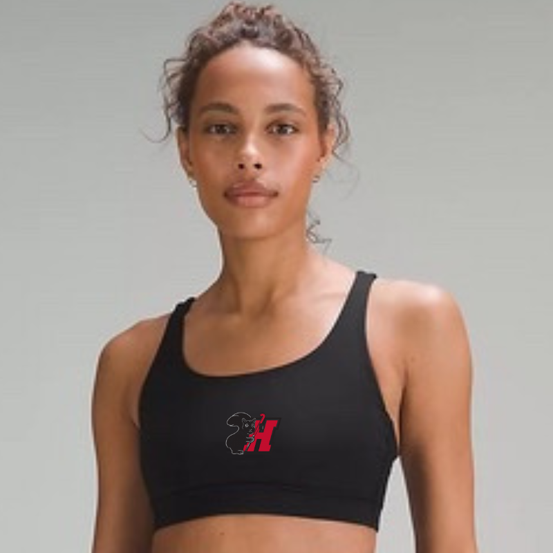 Black Energy Bra - HCFH Squirrel embroidery