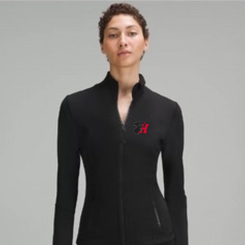 Black Define Jacket- HCFH Squirrel embroidery
