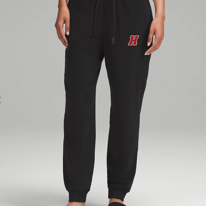 Scuba High Rise Jogger 28" French Terry - Haverford ‘H’ embroidery