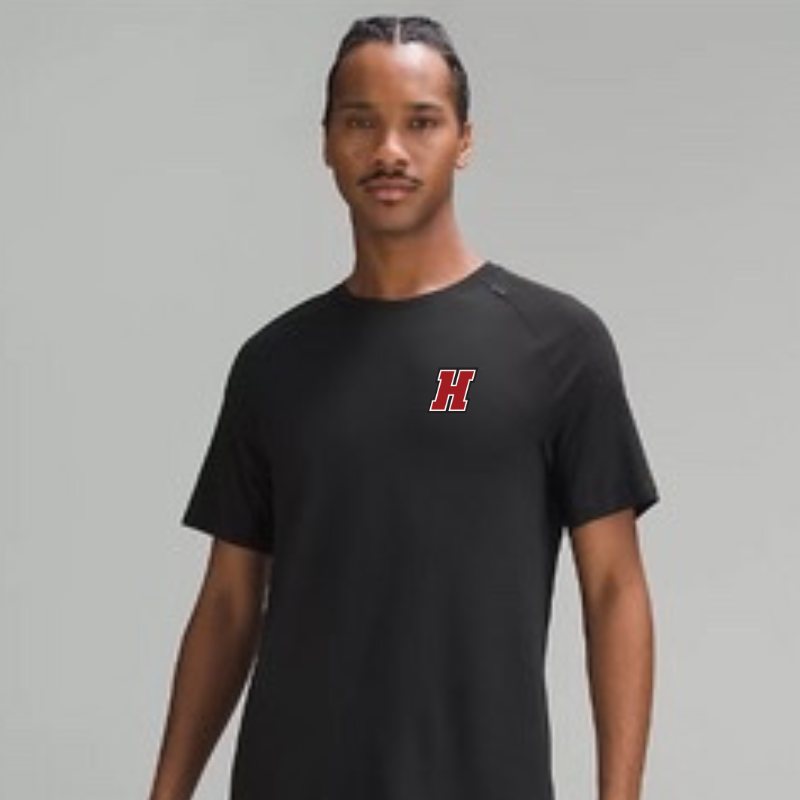 Black Men’s Drysense Short Sleeve - Haverford ‘H’ embroidery