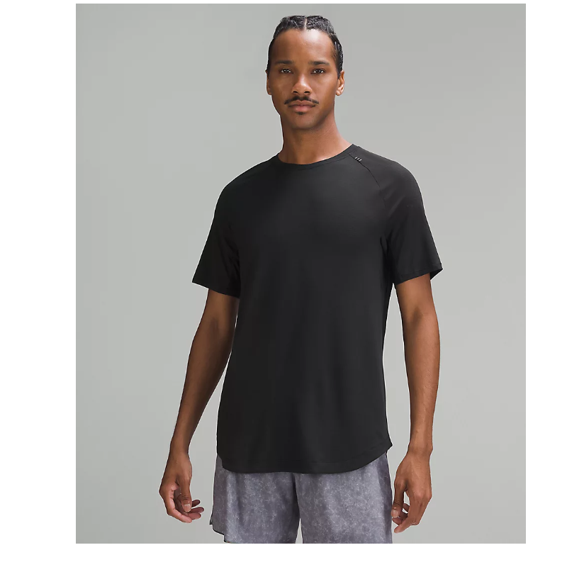 Black Men's Drysense Short Sleeve
