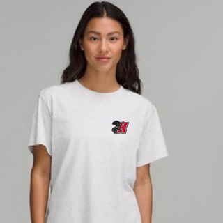 White All Yours Tee - HCFH Squirrel embroidery