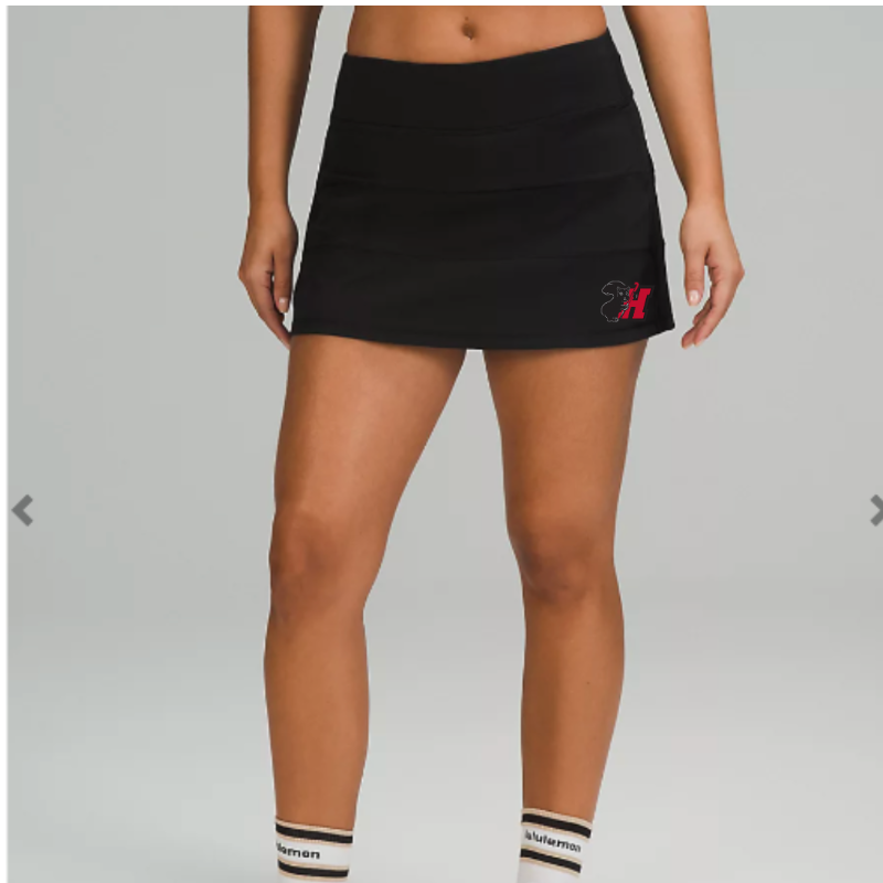 Pace Rival Mid-Rise Skirt *Long 15’ - HCFH Squirrel embroidery