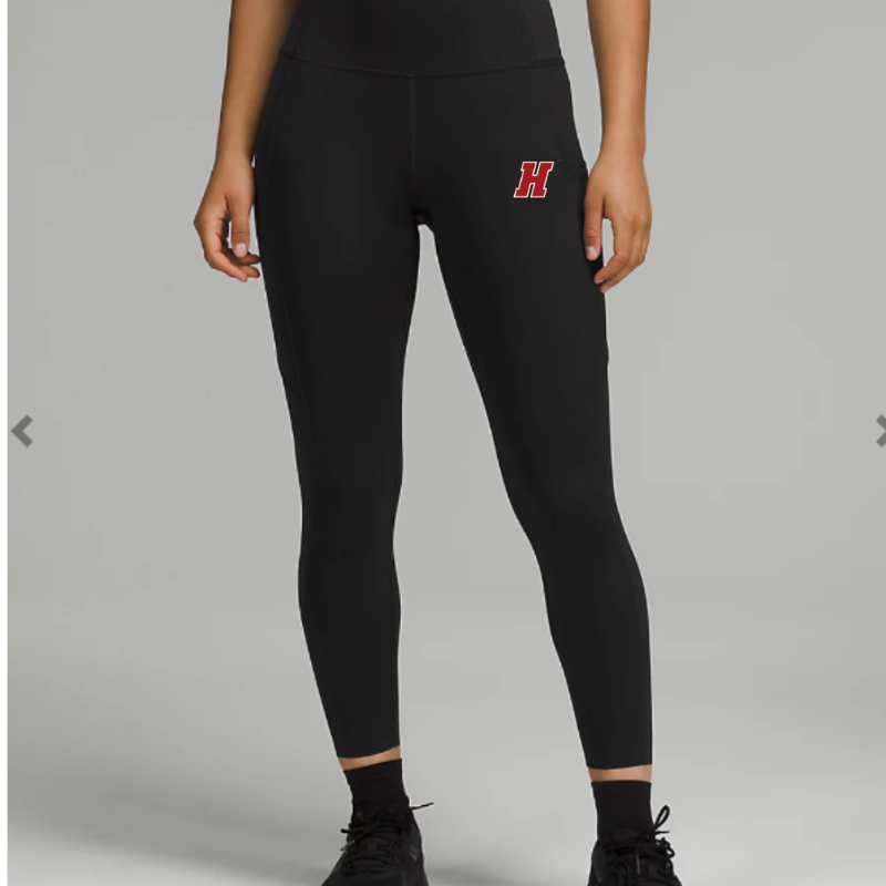 Fast and Free High Rise Tight 25” - Haverford ‘H’ embroidery