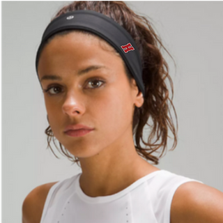 Black Fly Away Tamer Headband- with Haverford ‘H’ embroidery