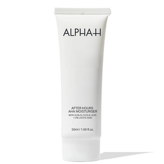 AH00076 - After Hours AHA Moisturiser with 3.5% Glycolic Acid + 2.5% Lactic Acid 50ml