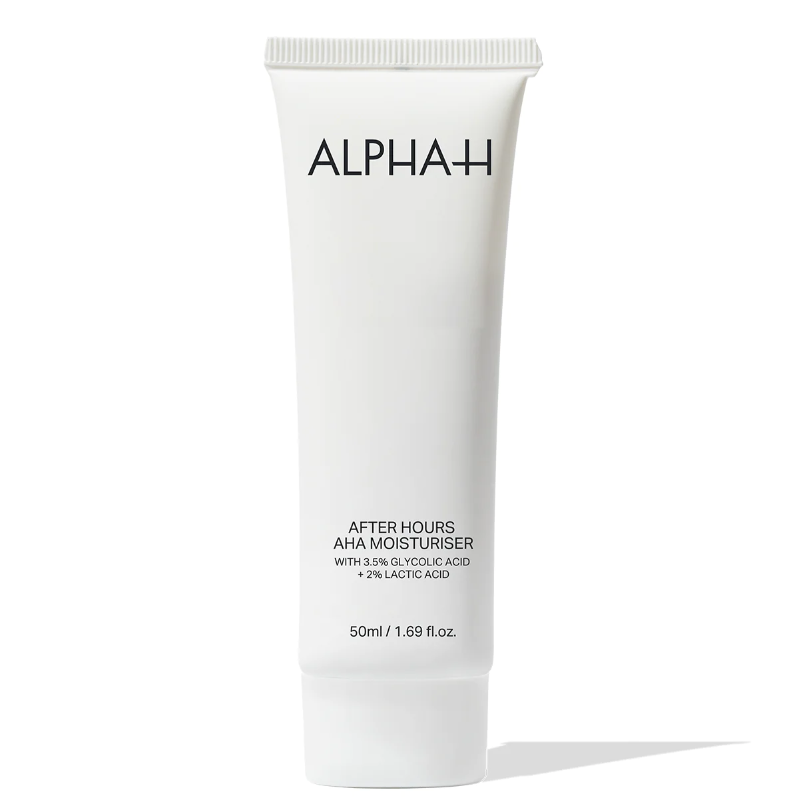 AH00076 - After Hours AHA Moisturiser with 3.5% Glycolic Acid + 2.5% Lactic Acid 50ml Main Image