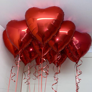 Heart Foil Balloon - Red