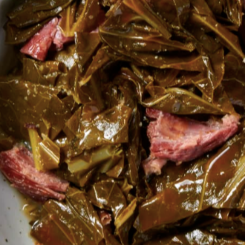 Collard Grees with Smoked Turkey Necks