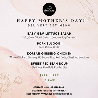 Mother's Day Delivery Set Menu