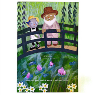 A6 Monet Bridge Card