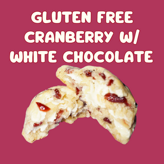 Gluten Free Cranberry with White Chocolate Cookie