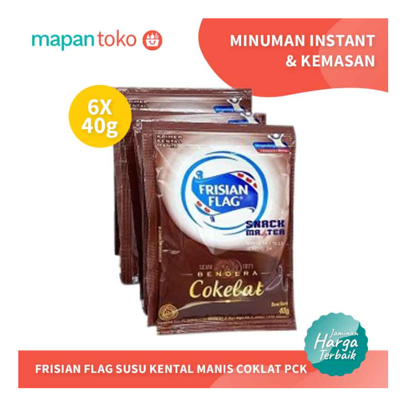 Frisian Flag Susu Kental Manis Coklat 40g (Renceng)