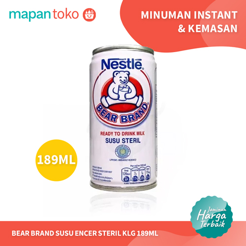 Susu Bear Brand Kaleng 189ml (Pcs) Main Image