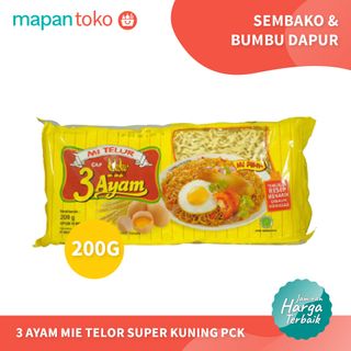 3 Ayam Mie Telor Super Kuning 200 gr (Pcs)