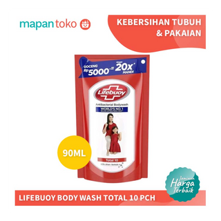 Lifebuoy Cair Total Merah Refill 90ml (Pcs)