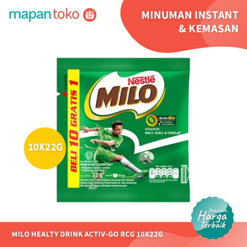 Milo Healty Active Go Sachet 20g (Renceng) Main Image