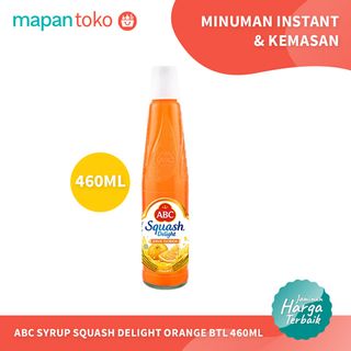 ABC Syrup Squash Delight Orange Botol 460 ml