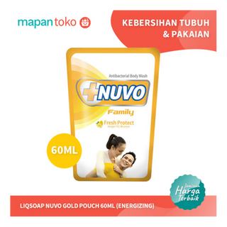 Sabun Cair Nuvo Family Gold 60 ml (Satuan)