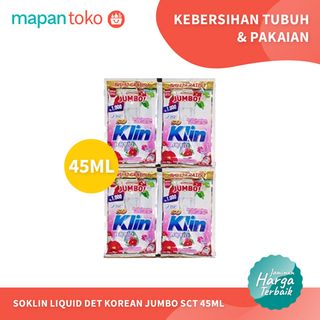 So Klin Liquid Korean Jumbo Sachet 45ml (Renceng)