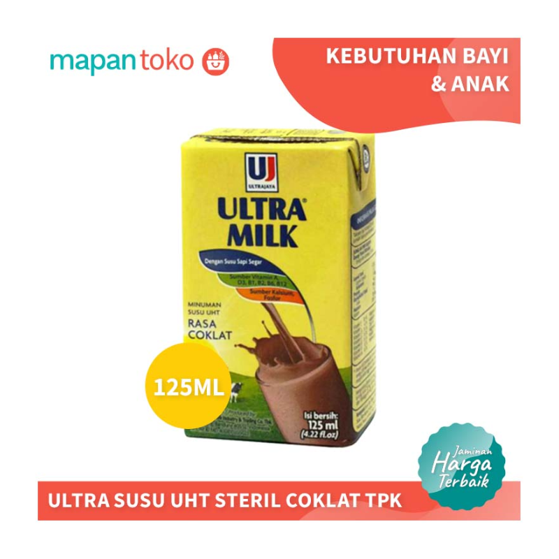 Ultra Milk Coklat 125ml (Bundle)