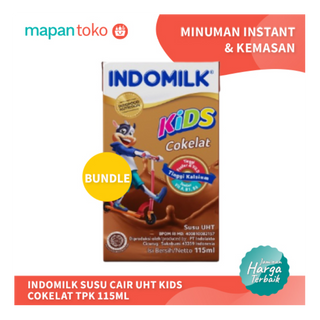 Indomilk Kids Cair UHT Coklat 115ml (Bundle)