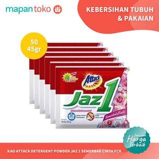 Jaz 1 Deterjen Bubuk Semerbak Cinta 40g (Renceng)