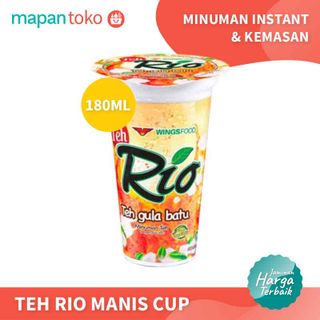 Teh Rio Cup 180 ml Original (Karton)