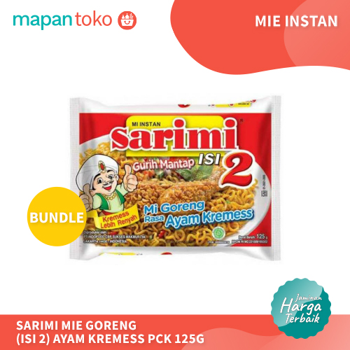 Sarimi Isi 2 Mie Goreng Ayam Kremess 125g (Bundle) Main Image