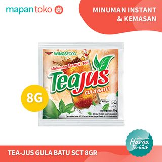 Tea Jus Gula Batu 8g (Renceng)