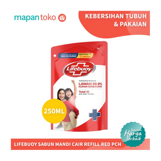 Lifebuoy Cair Merah Refill 250ml (Pcs)