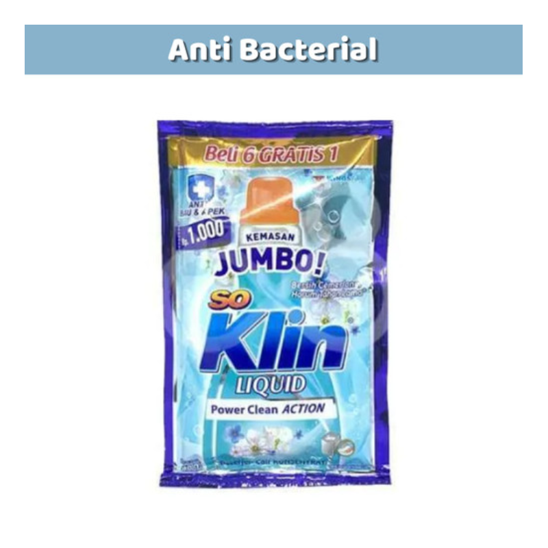 So Klin Liquid Biru  42ml (Renceng)