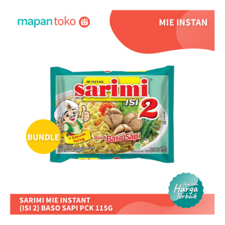 Sarimi Isi 2 Baso Sapi 115g (Bundle) 