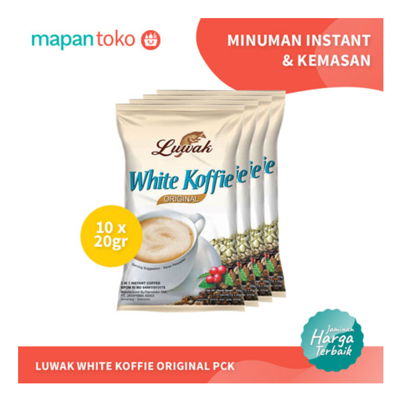 Luwak White Coffee 20g (Renceng)
