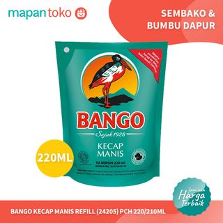 Kecap Manis Bango Pouch 210ml (Pcs)