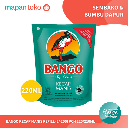 Kecap Manis Bango Pouch 210ml (Pcs) Main Image