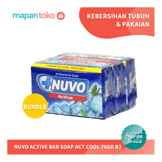 Nuvo Bar Active Cool 76 Gr (Pack)