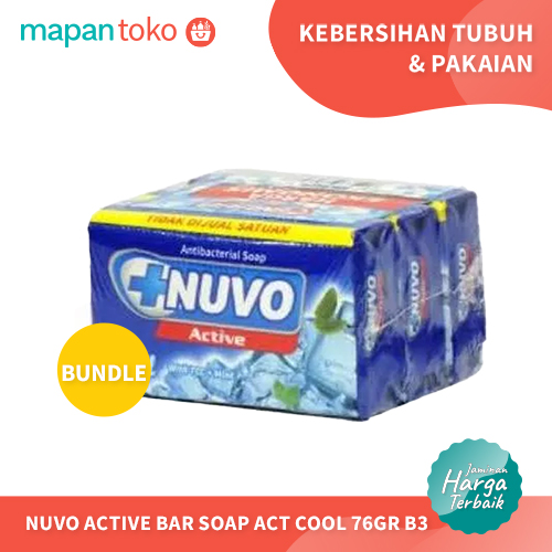 Nuvo Bar Active Cool 76 Gr (Pack) Main Image