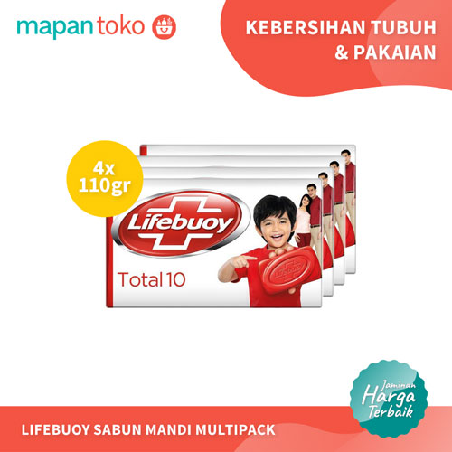 Sabun Mandi Lifebuoy Total Merah 110g (Bundle) Main Image