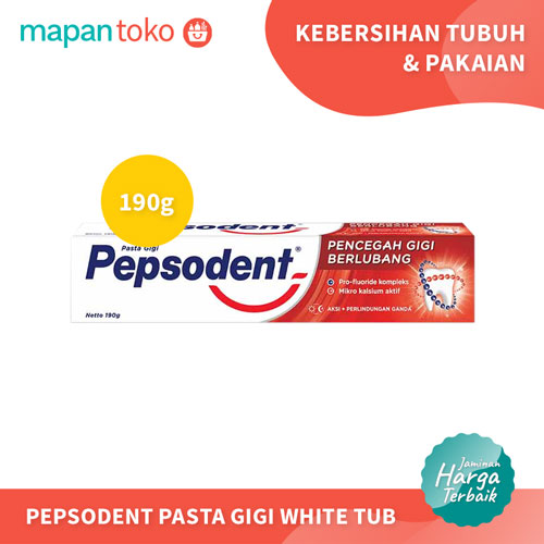 Pasta Gigi Pepsodent White 190g (Pcs) Main Image